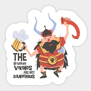 The Drunken Vikings Sticker